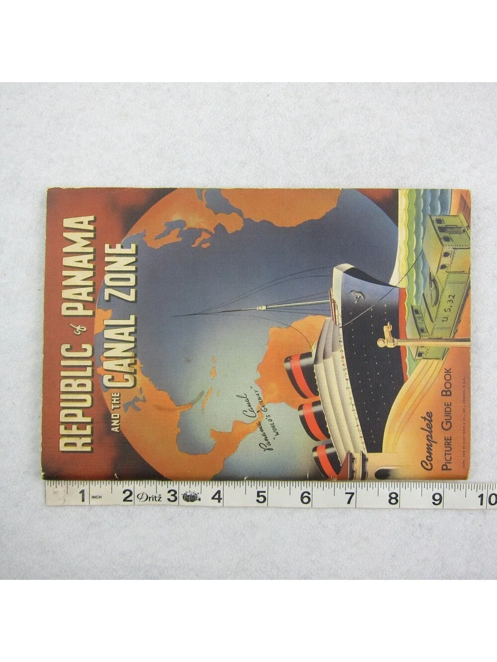 Republic of Panama and the Canal Zone: Complete Picture Guide Book Vintage 1940